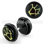 ilagr6 cheaters  illusion plugs and tapers acrylic body jewelry belly button