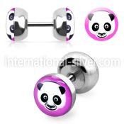 ilpj surgical steel fake plugs ear lobe piercing