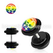 ilvgr9 cheaters  illusion plugs and tapers acrylic body jewelry belly button