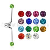 incfr5 straight barbells surgical steel 316l 