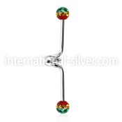 incfr5r straight barbells surgical steel 316l 