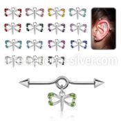 incnd18 surgical steel barbells helix piercing