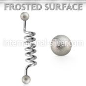 indfo5 straight barbells surgical steel 316l helix