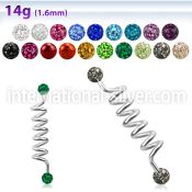 indfr5 straight barbells surgical steel 316l 