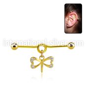 indtd18 anodized surgical steel barbells ear lobe helix piercing