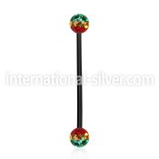 intfr5r straight barbells anodized surgical steel 316l 