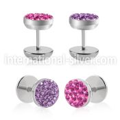 ipfc cheaters  illusion plugs and tapers surgical steel 316l belly button