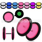 ipglr cheaters  illusion plugs and tapers acrylic body jewelry belly button