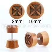 iplswe cheaters  illusion plugs and tapers organic body jewelry ear lobe