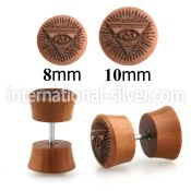 iplswh cheaters  illusion plugs and tapers organic body jewelry ear lobe