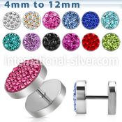 ipmc cheaters  illusion plugs and tapers surgical steel 316l belly button