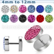 ipmc cheaters  illusion plugs and tapers surgical steel 316l belly button