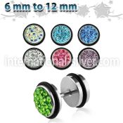 iprfc cheaters  illusion plugs and tapers surgical steel 316l belly button