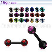 iptmjb4 cheaters  illusion plugs and tapers anodized surgical steel 316l ear lobe
