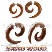 ispswf cheaters  illusion plugs and tapers organic body jewelry ear lobe