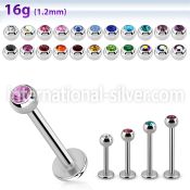 lbc3 labrets lip rings surgical steel 316l labrets chin