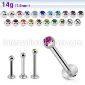 lbc3g labrets lip rings surgical steel 316l labrets chin