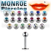 lbcmn labrets lip rings surgical steel 316l labrets chin