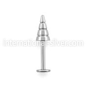 lbcn4b labrets lip rings surgical steel 316l labrets chin