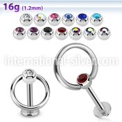 lbcsl labrets lip rings surgical steel 316l labrets chin