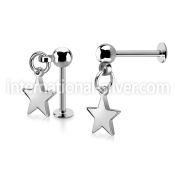 lbeb770 surgical steel labrets lower lip tragus upper lip monroe piercing