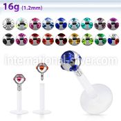 lbica labrets lip rings bioflex ptfe labrets chin