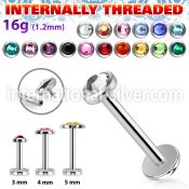 lbifb labrets lip rings surgical steel 316l labrets chin