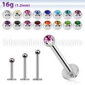 lbjb25 labrets lip rings surgical steel 316l labrets chin