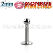 lbmnb2 labrets lip rings surgical steel 316l labrets chin