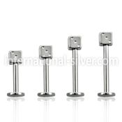 lbsdi3 labrets lip rings surgical steel 316l labrets chin