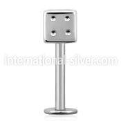 lbsdi4s labrets lip rings surgical steel 316l labrets chin