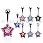mcd356 belly rings surgical steel 316l belly button