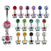 mcd399 belly rings surgical steel 316l belly button