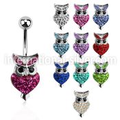 mcd416 belly rings surgical steel 316l belly button