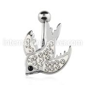 mcd453 belly rings surgical steel 316l belly button