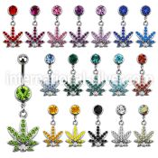 mcd473 belly rings surgical steel 316l belly button