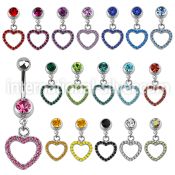 mcd497 belly rings surgical steel 316l belly button
