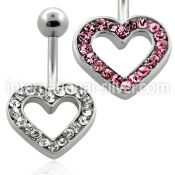 mcd499 belly rings surgical steel 316l belly button