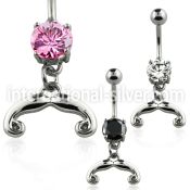mcd516 belly rings surgical steel 316l belly button
