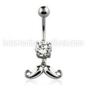 mcd519 belly rings surgical steel 316l belly button