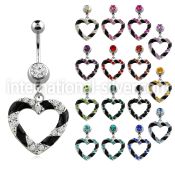mcd551 belly rings surgical steel 316l belly button