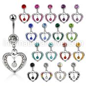 mcd571fr belly rings surgical steel 316l belly button