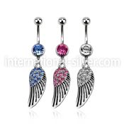 mcd607x belly rings surgical steel 316l belly button