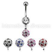mcd626a belly rings surgical steel 316l belly button