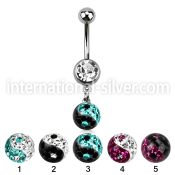 mcd626y belly rings surgical steel 316l belly button