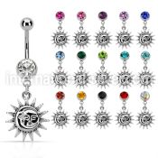 mcd726 belly rings surgical steel 316l belly button