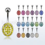 mcd752 belly rings surgical steel 316l belly button
