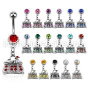 mcdbgc2 belly rings surgical steel 316l belly button