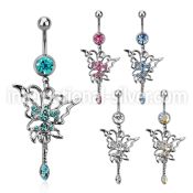 mcdbut11 belly rings surgical steel 316l belly button
