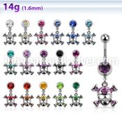 mcdsk4 belly rings surgical steel 316l belly button